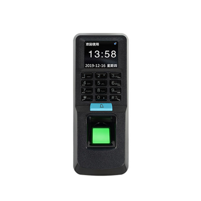 جهاز استشعار التعرف على بصمات الأصابع التحكم في الوصول ، TFT ، لوحة مفاتيح RFID ، KHz ،
