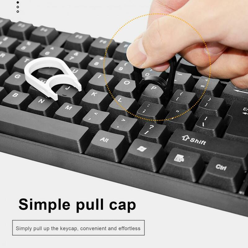 2Pcs Premium Key Cap Remover Portable Professional  Keycap Remover Rounded Keyboard Key Puller   for Keyboard  Key Puller