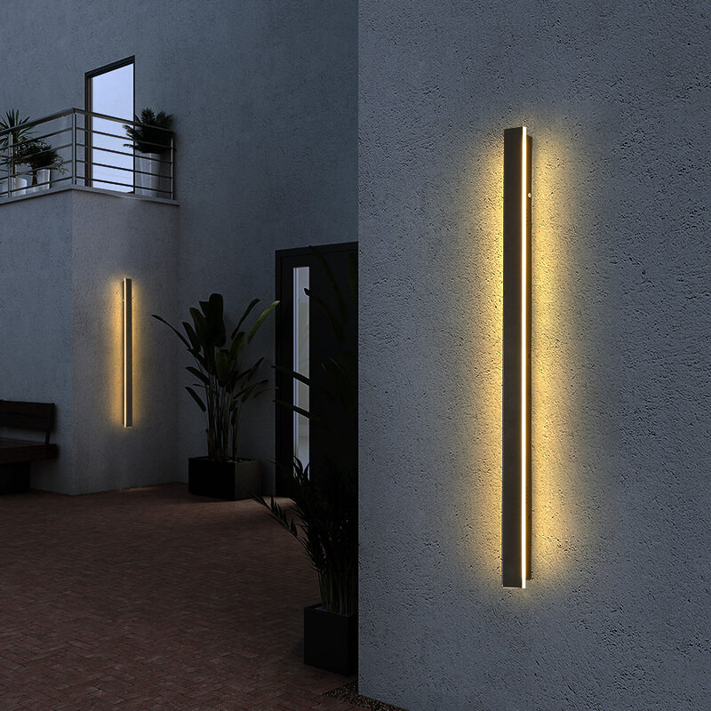 مقاوم للماء LED الجدار الخفيفة للخارجية ، مصباح الحديثة لفيلا الشرفة ، حديقة ، فناء ، غير نافذ للمطر ، أمام باب المرآب ، IP65