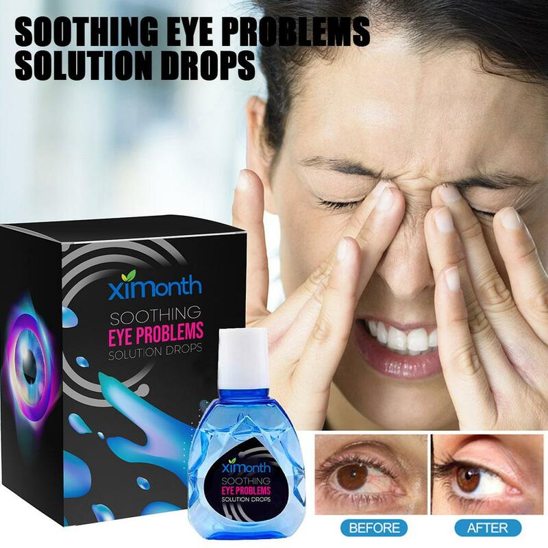 علاج قطرات العين المهدئة ، الهالات ، الظلام ، التعب ، إزالة ، العين ، العين ، تخفيف ، مشاكل العين ، المذيبات ، جديد ، B2P2 ، 10 مللي