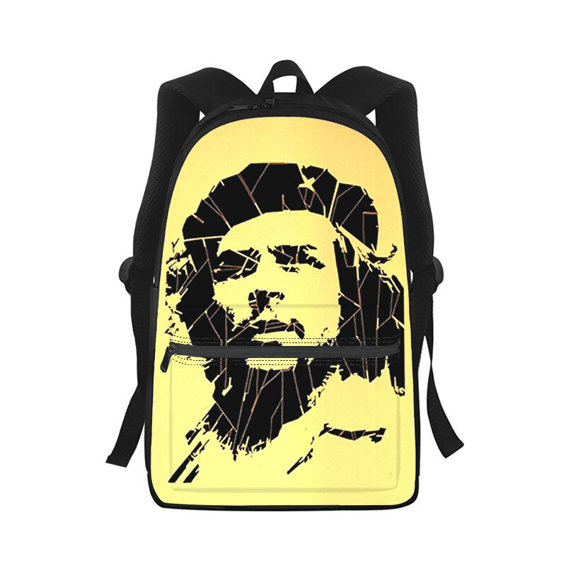 حقيبة ظهر من Che Guevara للرجال والنساء بطباعة ثلاثية الأبعاد حقيبة مدرسية للطالبات حقيبة ظهر للأطفال حقيبة كتف للسفر