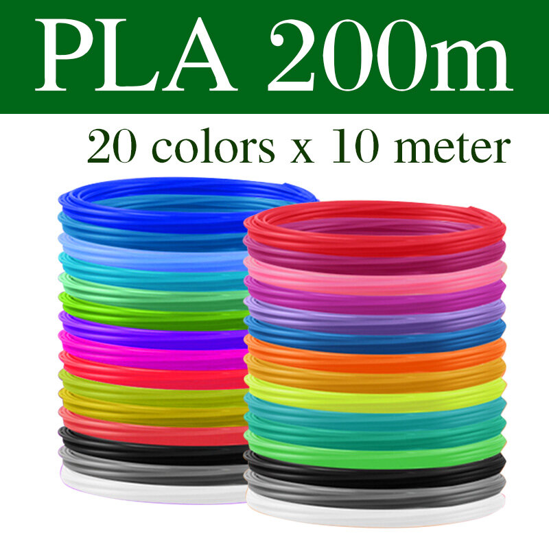 خيوط PLA و PCL للقلم ثلاثية الأبعاد ، ABS ، البلاستيك ، ألوان حية ، غير لاصقة ، بيئيا ، لا تكرار ، قطر 1.75 مللي متر