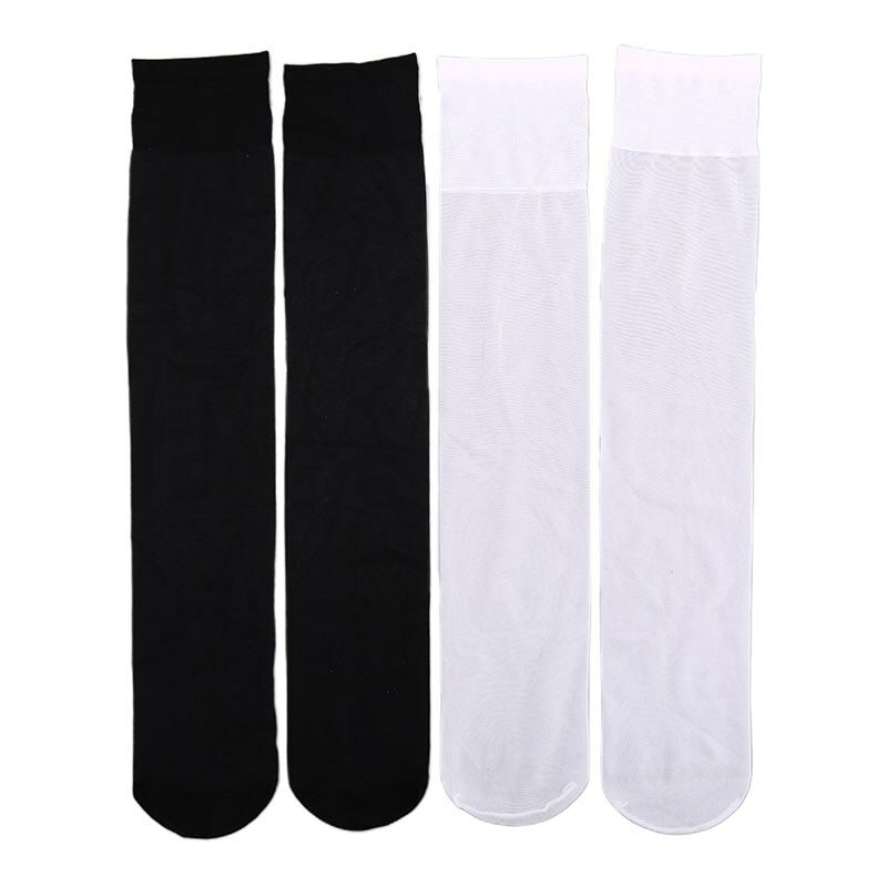 Lolita Sexy Women Stockings Cute Black White Long Socks Over Knee Thigh High Socks Women Compression Socks