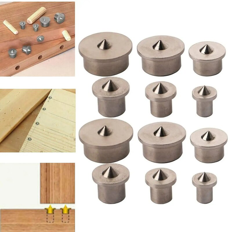 أدوات الخشب 1/4 وتد تينون مركز مجموعة النجارة محدد قمة الخشب لكمة أثاث خشبي نقطة الحفر