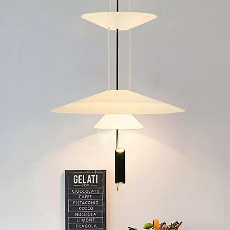 الحديثة شخصية LED مصباح معلق تحلق الصحن ديكور المنزل الدنمارك مصمم طاولة الطعام بار غرفة المعيشة UFO قلادة أضواء