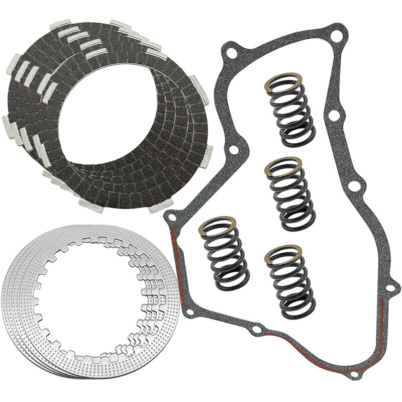 Clutch Kit Heavy Duty Springs and Clutch Cover Gasket Compatible for Honda CR80R CR80RB 1987-2002