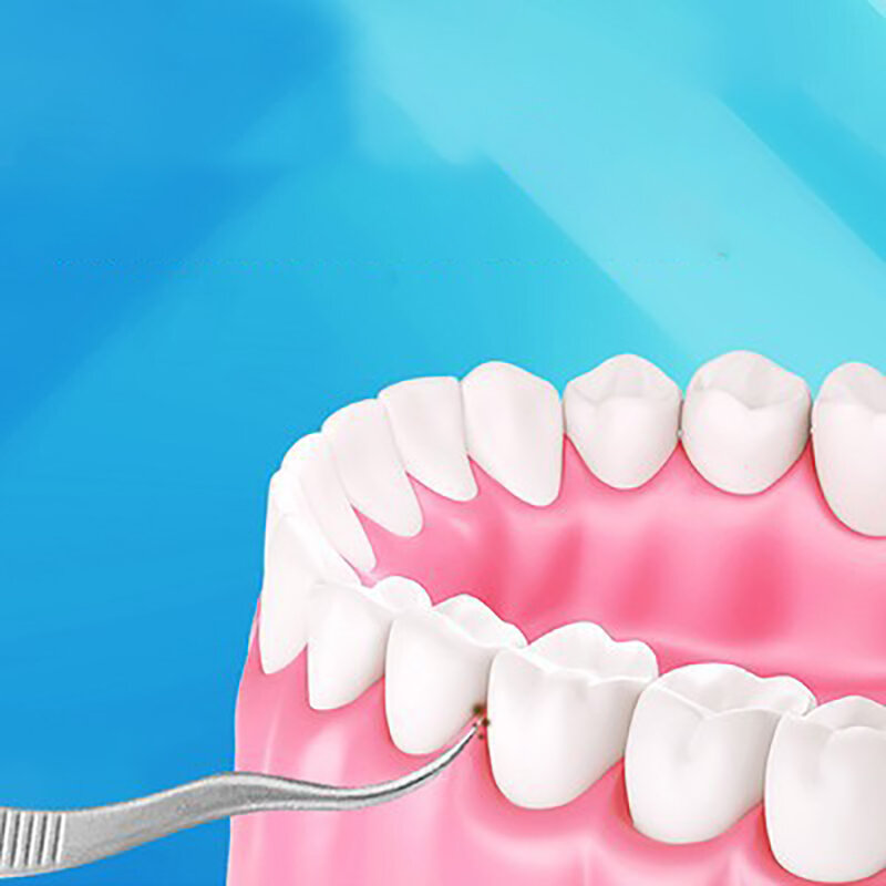 طقم مسواك واحد مصنوع من الفولاذ المقاوم للصدأ لتنظيف الأسنان عن طريق الفم طقم تنظيف أسنان محمول مسواك تنظيف الأسنان بأنبوب تخزين