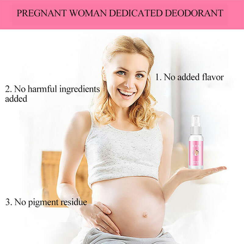 مزيل عرق مضاد للرائحة للنساء الحوامل ، يقلل من رائحة البشرة ، طبيعي ، غير مهيج ، تبييض البشرة ، ترطيب ، العناية بالجسم ، طبيعي ، 50 مللي