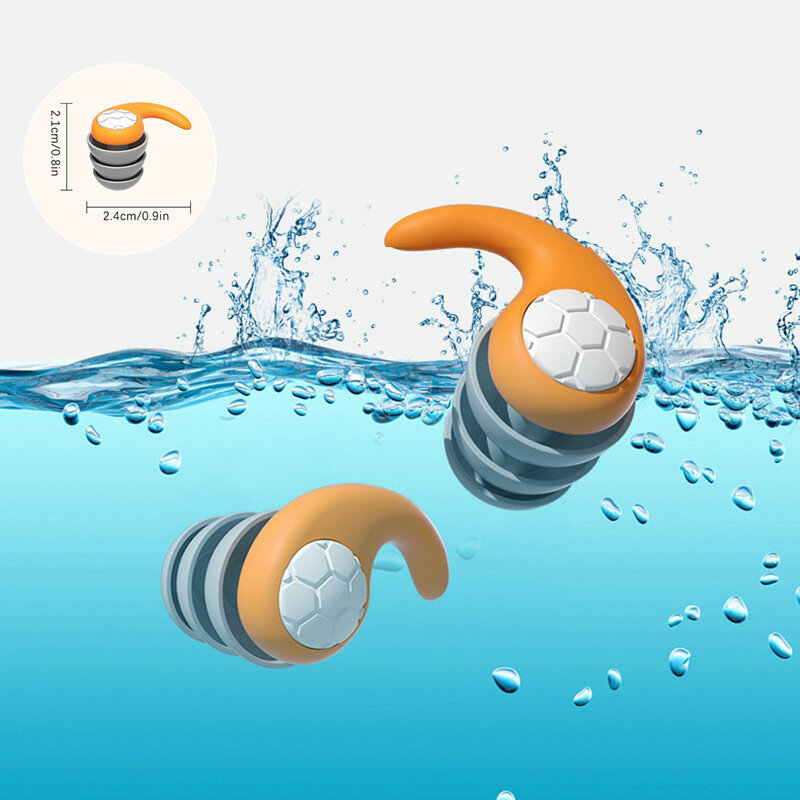 الحد من الضوضاء سماعة الأذن لحماية الأذن ، ومكافحة الضوضاء ، قابس مقاوم للماء ، آذان السباحة ، حساسة للنوم لمسة