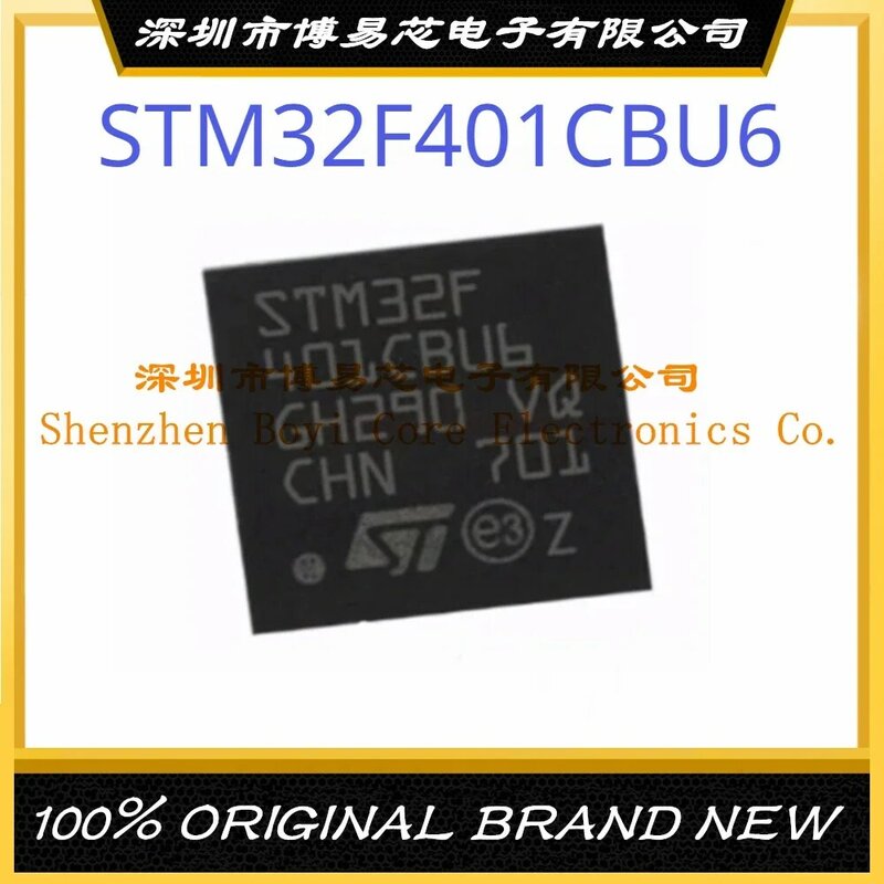 STM32F401CBU6 حزمة QFN-48 ARM Cortex-M4 84MHz ذاكرة فلاش: 128K @ x8bit RAM: 64KB MCU (MCU/MPU/SOC)