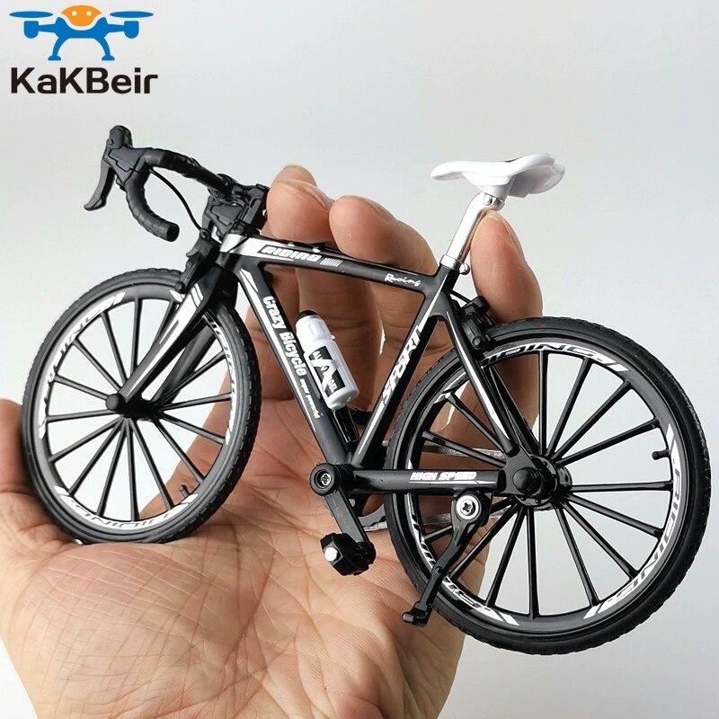 KaKBeir 1:10 سبيكة دراجة نموذج ديكاست المعادن فنجر دراجة هوائية جبلية سباق لعبة الانحناء الطريق محاكاة جمع لعب للأطفال
