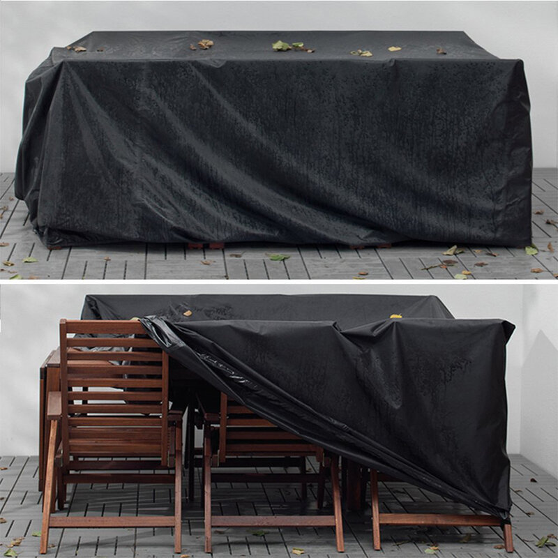 150 أحجام أكسفورد غطاء الأثاث مقاوم للماء ل طاولة من الراتان كرسي مكعب أريكة الغبار المطر حديقة الباحة الغطاء الواقي