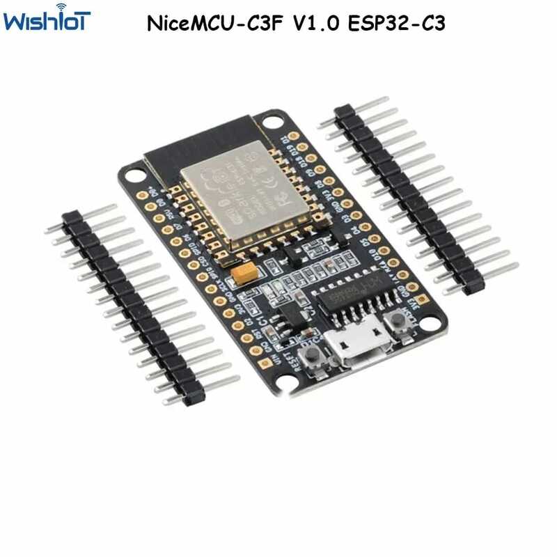 NiceMCU-C3F V1.0 ESP32-C3 واي فاي الأزرق الأسنان مجلس التنمية 4MB SPI فلاش 32 بت RISC-V معالج أحادي النواة ل IOT المنزل الذكي