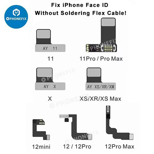 جهاز عرض نقطة معرف الوجه لإصلاح الطريقة الجديدة A108 بدون لحام لهاتف IPhone 8 To14 شاشة بطارية صحيح لتحديد هوية الوجه