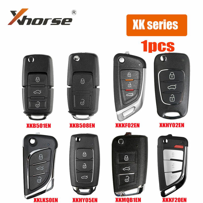 1 قطعة Xhorse XK سلسلة العالمي سلك مفتاح بعيد 3 أزرار XKB501EN XKB508EN XKKF02EN XKHY02EN VVDI2 مفاتيح السيارة لأداة مفتاح VVDI