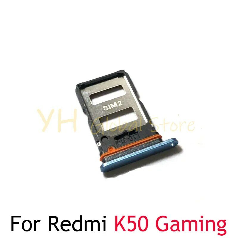 حامل صينية بطاقة Sim للألعاب شاومي Redmi K50 ، قطع غيار ، فتحة