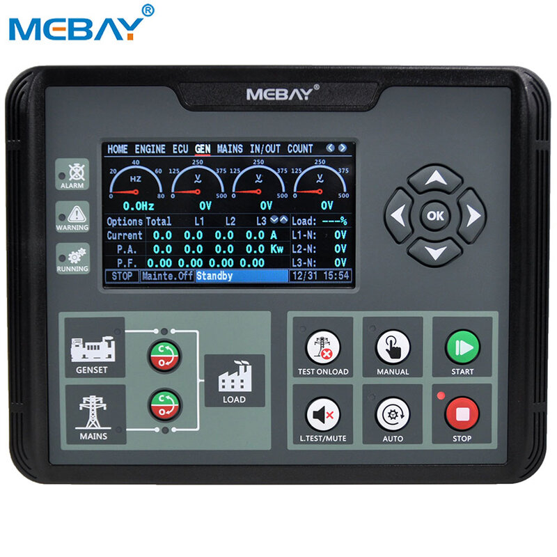 Mebay-atv وحدة تحكم عن بعد للمولد ، وحدة تحكم dc72d