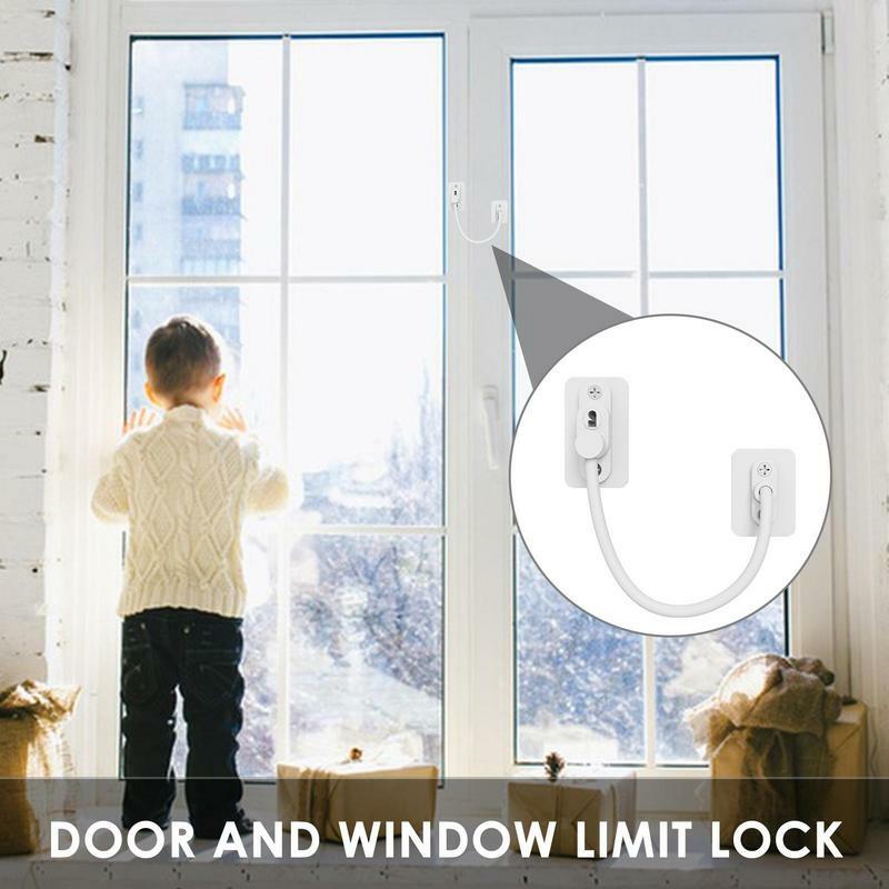 قفل الحد من نافذة قفل أمان للأطفال للباب والنافذة قفل أمان مقاوم للخدش للأدراج والخزائن