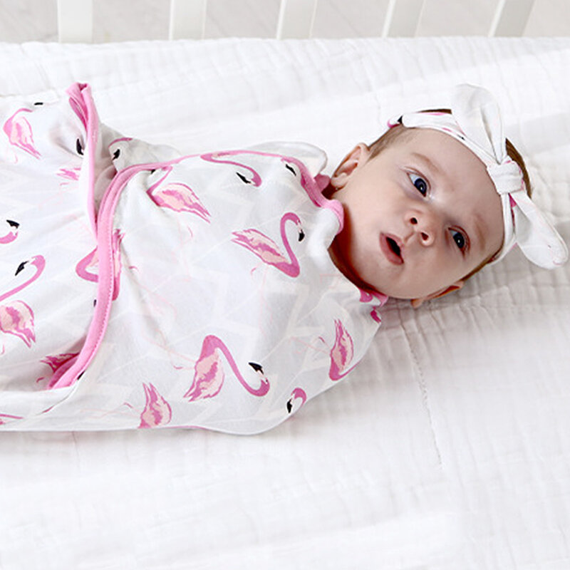 2 قطعة/المجموعة الوليد الأزياء الطفل قماط بطانية الطفل النوم أكياس الشاش التفاف عقال الرضع الفراش ل 0-6 أشهر