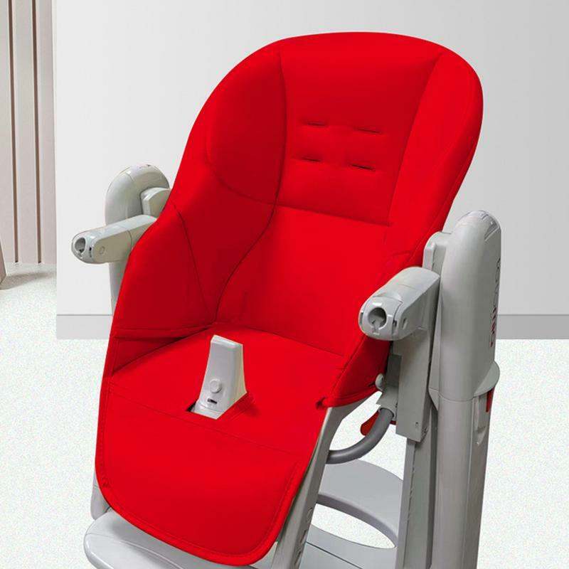 وسادة كرسي مرتفع من الجلد الصناعي للأطفال ، وسادة غطاء مقعد ناعمة ، حماية كرسي مريح ، إسفنجة للأطفال