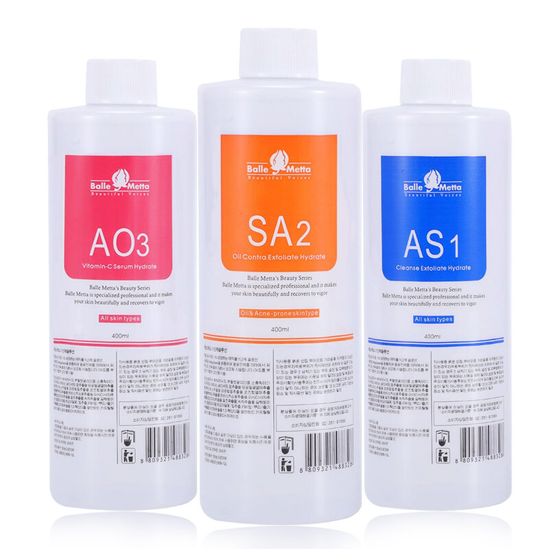 محلول هيدرا للوجه لتنظيف الوجه ، سيرومات تقشير مائي ، AS1 SA2 AO3 ، بالجملة