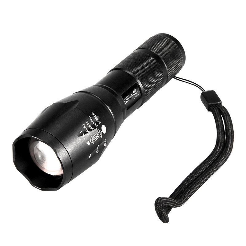 UltraFire A100-IR 850nm التكتيكية LED للرؤية الليلية زوومابلي الأشعة تحت الحمراء التركيز بندقية الصيد مصباح يدوي