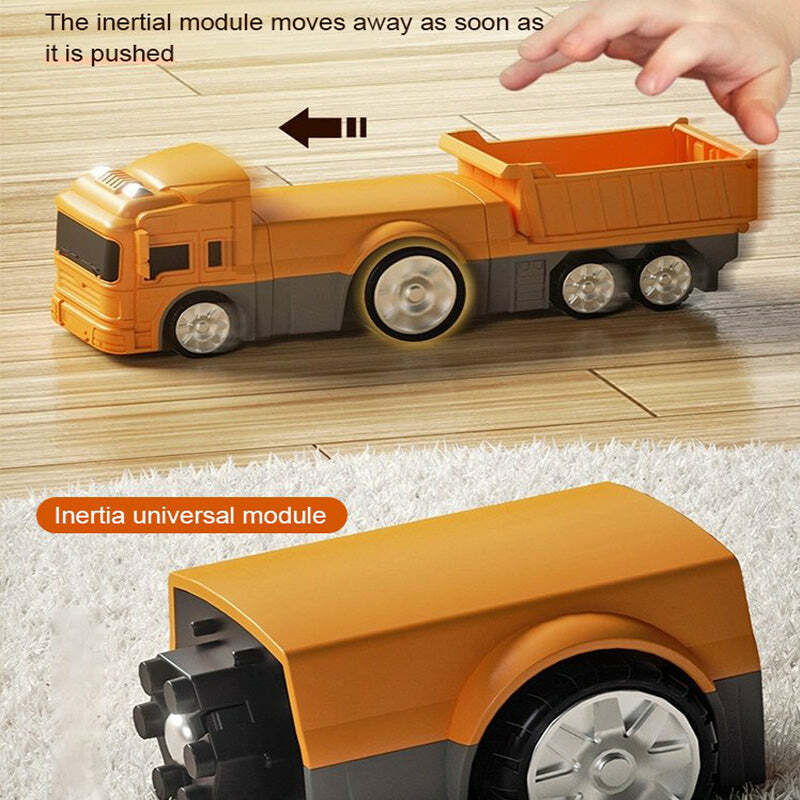 ألعاب مركبة هندسية لتحويل السيارات المغناطيسية للأطفال ، السيارة ، التحول المغناطيسي ، تقنية السيارات