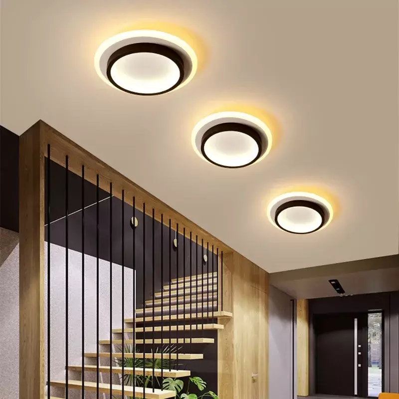 مصباح سقف LED حديث للممر ، ثريا للممر ، شرفة ، سلالم ، بهو ، غرفة نوم ، حمام ، تركيبات إضاءة داخلية ، لمعان