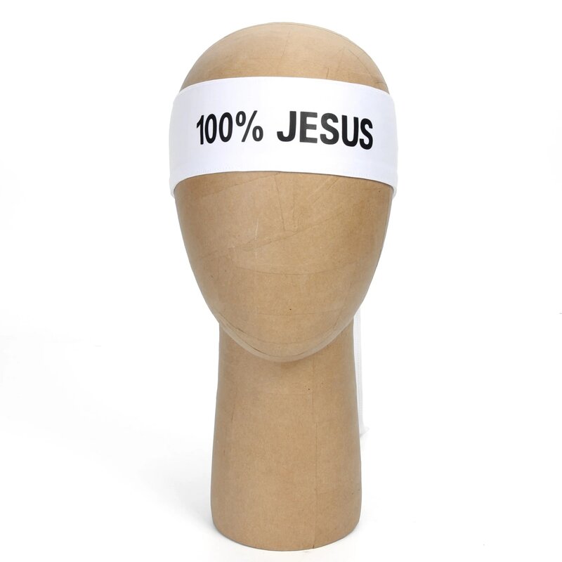 يسوع-كرة السلة الرياضة عقال للرجال والنساء ، تشغيل اللياقة البدنية العصابة ، باندانا ، 100% طباعة