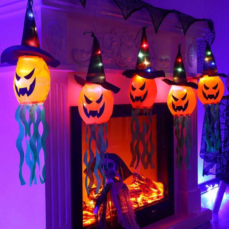 سلسلة أضواء زينة هالوين ، 5 أضواء ليد ، داخلي ، خارجي ، حفلة منزلية ، ديكور هالوين
