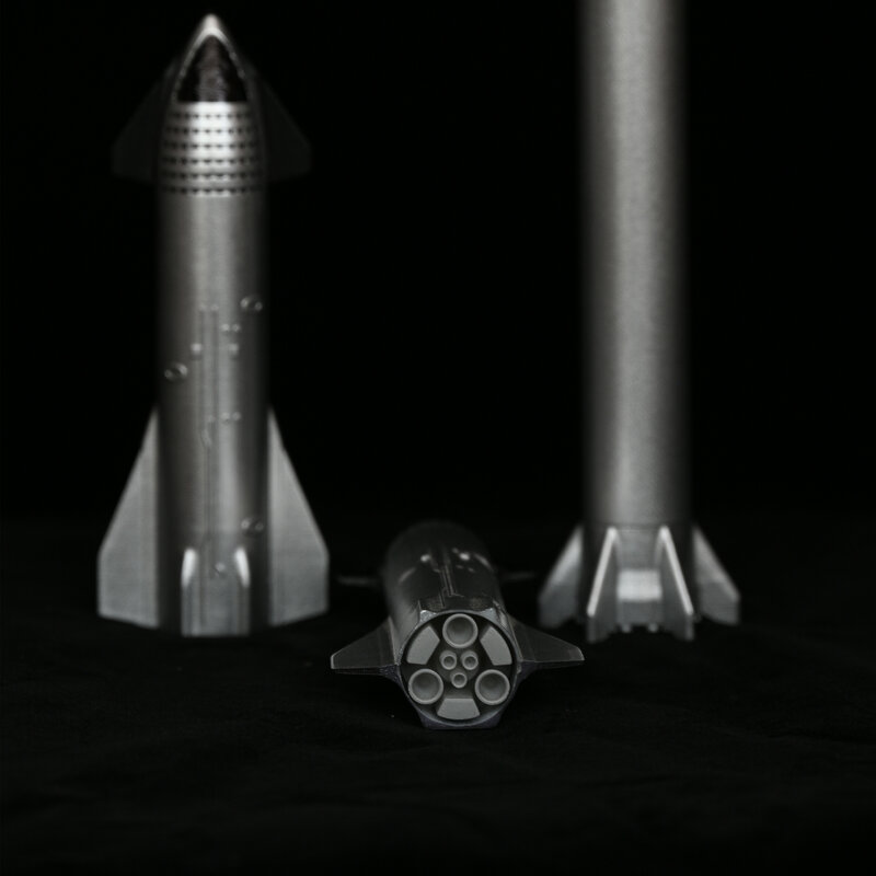 سفينة الفضاء الفضائية صاروخ نموذج سفينة الفضاء السوبر الثقيلة صاروخ BFR نموذج رائعة الديكور مكتب سطح المكتب الحلي هدية عيد ميلاد