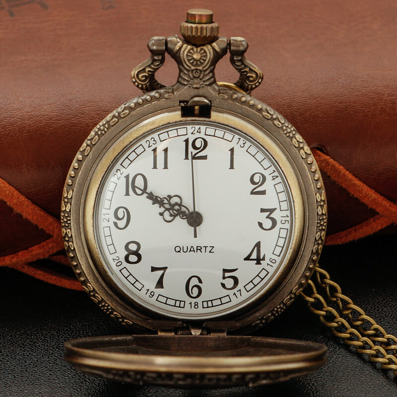 ساعة جيب كوارتز خاصة للرجال والنساء ، سرب قتالي محمول جوا ، قلادة عالية الجودة ، قلادة توقيت ، هدية مجوهرات ، على مدار الساعة