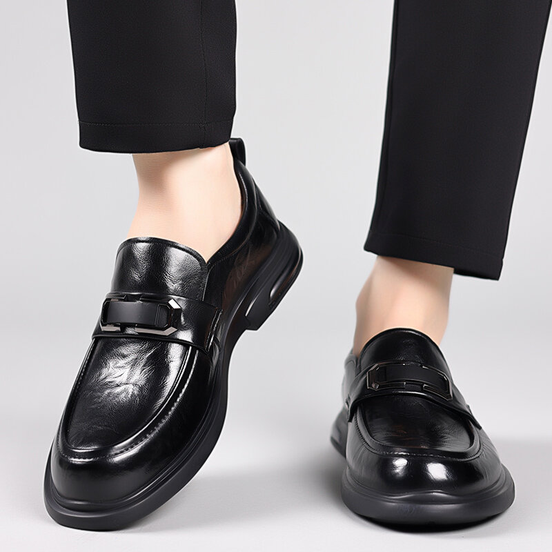 أحذية أكسفورد رسمية إيطالية كلاسيكية ، أحذية جلدية للعمل للرجال ، فستان غير رسمي ، رجال ، أزياء الربيع