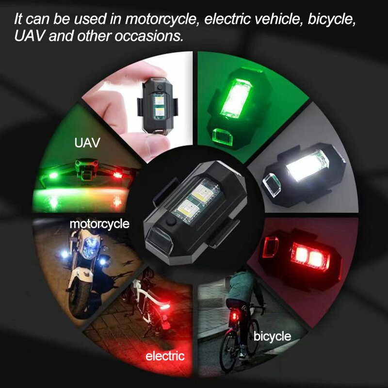 متعددة الوظائف الدراجة لمبة خلفية صغيرة الدراجات الخلفي LED دراجة تحذير وامض مصباح ليلة السلامة ركوب الجري