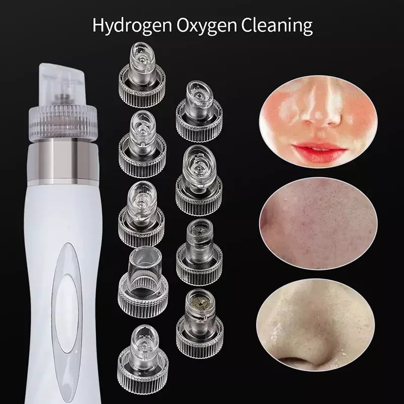 9 قطعة رئيس استبدال هيدرو درمابراسيون البلاستيك نصائح ل H2O2 المياه الأكسجين جت قشر هيدروليفايس اللوازم الطبية الملحقات