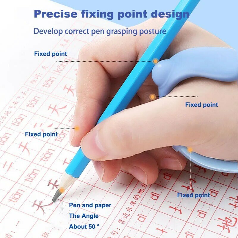 قلم معصم تصحيح الكتابة للأطفال أداة تدريب على تقوية اليد قلم للأطفال أداة تعلم أصابع الامساك حامي المفاصل أدوات مكتبية