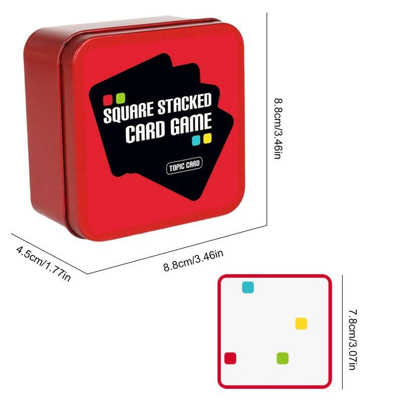 مربع بطاقة لعبة مكدسة الأسرة ألعاب المجلس متعدد الأشخاص التفاعل لغز الدماغ المضايقون لعبة بانوراما الذكاء اللغز