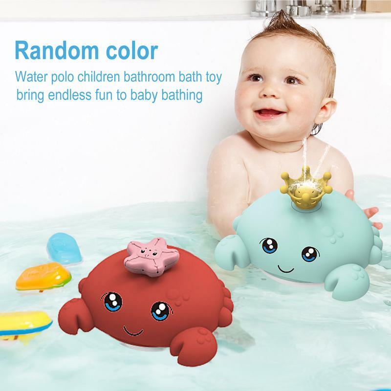حمام الطفل الحوت لعبة LED رذاذ حمام الماء لعبة مضيئة السنجاب لعب اطفال ورضيع الحوت للطفل الفتيان والفتيات في السباحة الشاطئ