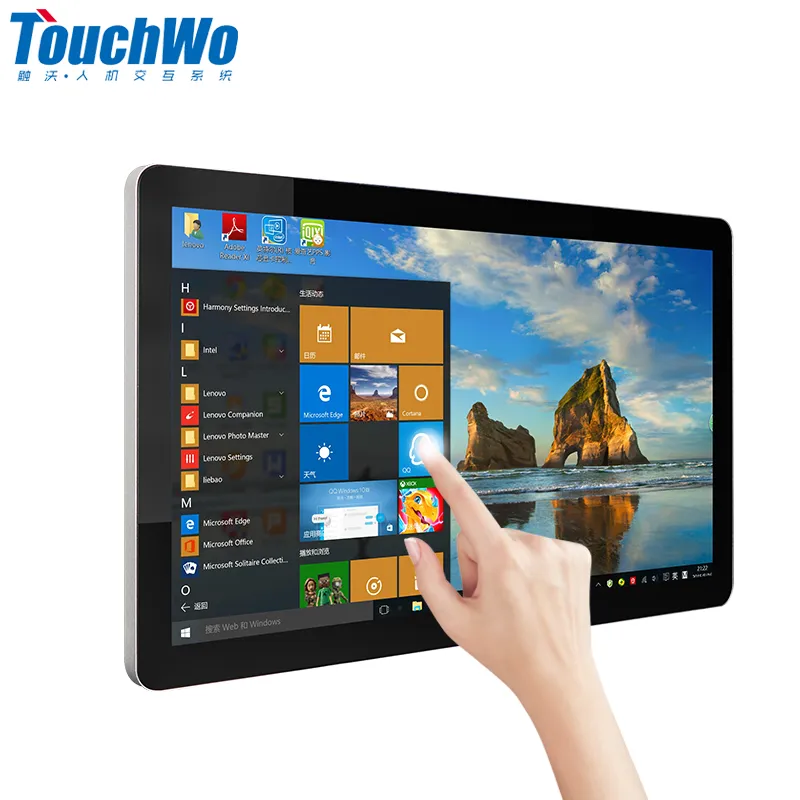شاشة لمس تعمل باللمس تعمل باللمس ، صناعية ، أندرويد ، نافذة 10 ، الكل في واحد ، تجاري ، من من من من من من من من نوع TouchWo ، 27 inch