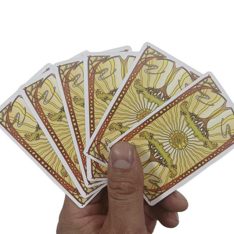 الذهبي الفن نوفو أوراكل بطاقات التارو الطوابق للمبتدئين المهنيين الكهانة بطاقات الجدول مجلس لعبة ليالي الأسرة