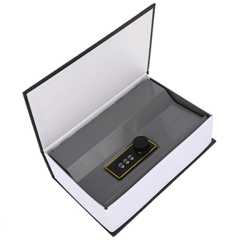 طفل هدية قاموس صندوق صغير آمن كتاب مخفي سر الأمن الآمن مفتاح قفل المال مجوهرات شهادة تخزين كلمة السر الخزانة