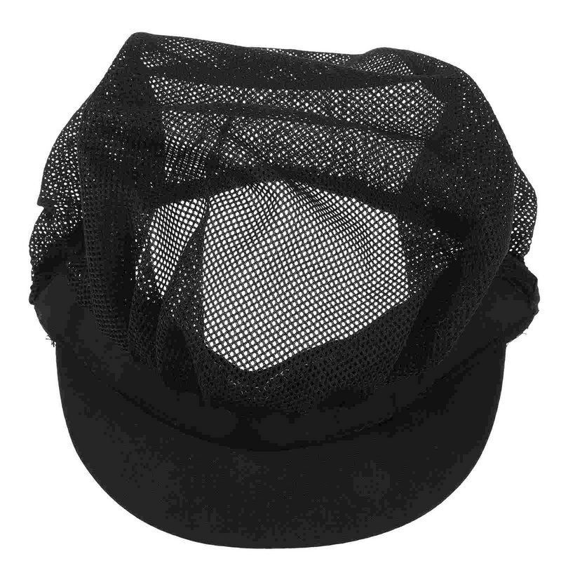قبعات الشيف المقاومة للأتربة للرجال والنساء ، قبعة ربطة عنق قطنية ، عمل المطبخ ، أغطية رأس الخباز ، شبكة الشعر