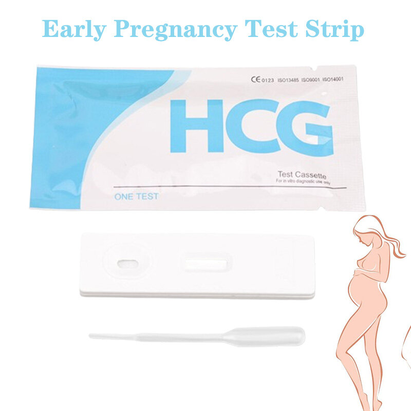 شرائط اختبار HCG للنساء أثناء الحمل المبكر ، اختبار سريع ودقيق للخصوبة ، استجابة سريعة ، أطقم قياس البول ، 10