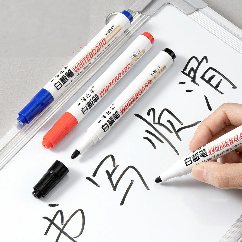 30 قطعة السبورة القلم يمكن محوها أقلام ماركر غير سامة كبيرة السعة القلم للمعلم المياه القائمة الرسم مجلس القلم