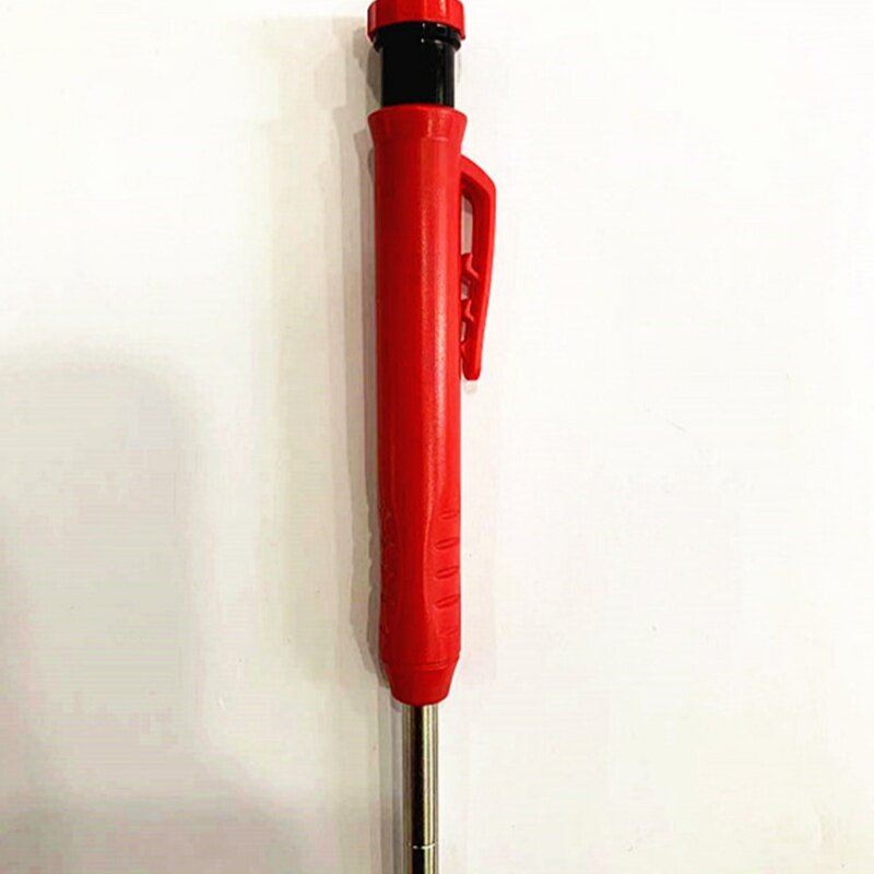 أقلام نجار 2.8 مللي متر عبوات طويلة الأنف طرف عميق لحام علامة ميكانيكية بنيت في مبراة لصياغة النجارة