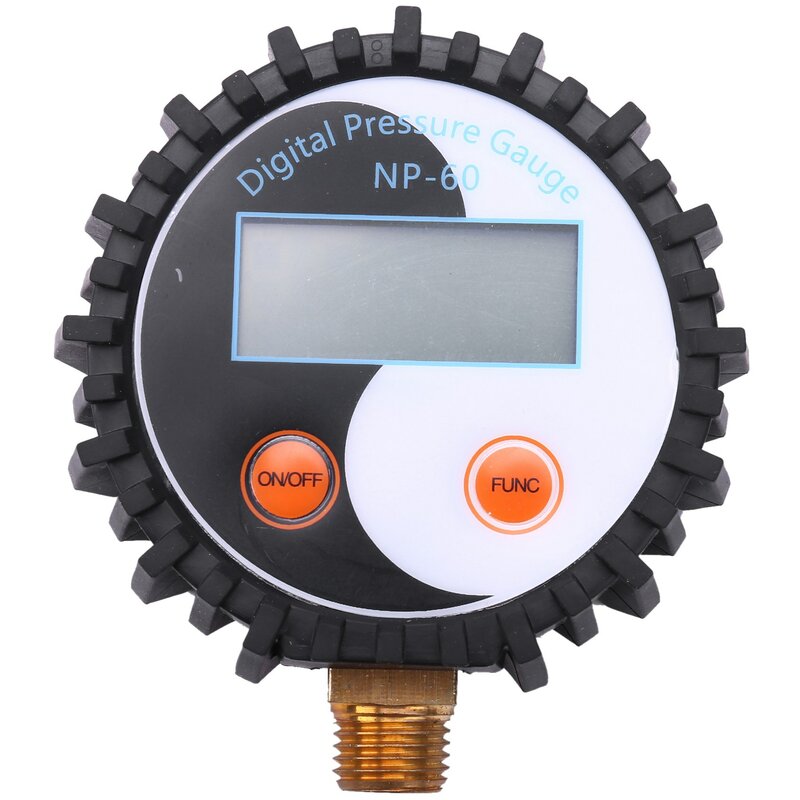 مقياس ضغط الفراغ الرقمي ، مقياس ضغط الهواء الهيدروليكي ، مقياس الضغط ، النطاق 3-200 PSI ، 1.4MPA