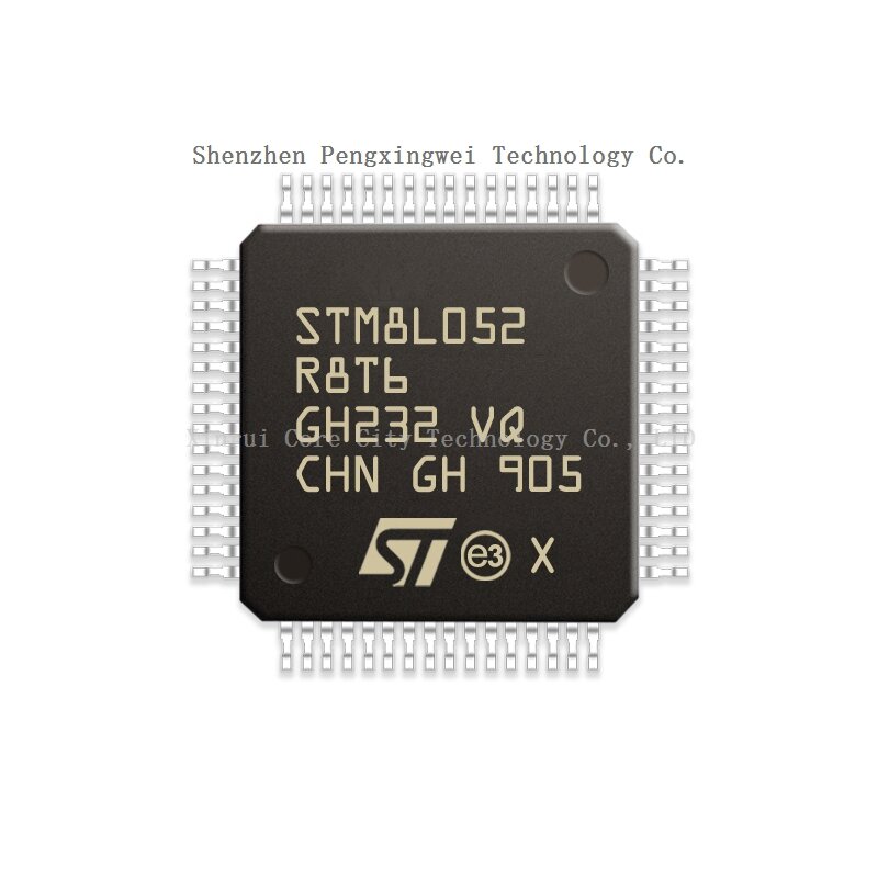 STM STM8 متحكم صغير ، STM8L ، STM8L052 ، R8T6 ، STM8L052R8T6 ، LQFP-64 ، MCU ، MPU ، SOC ، 100% الأصلي ، جديد ، في المخزون