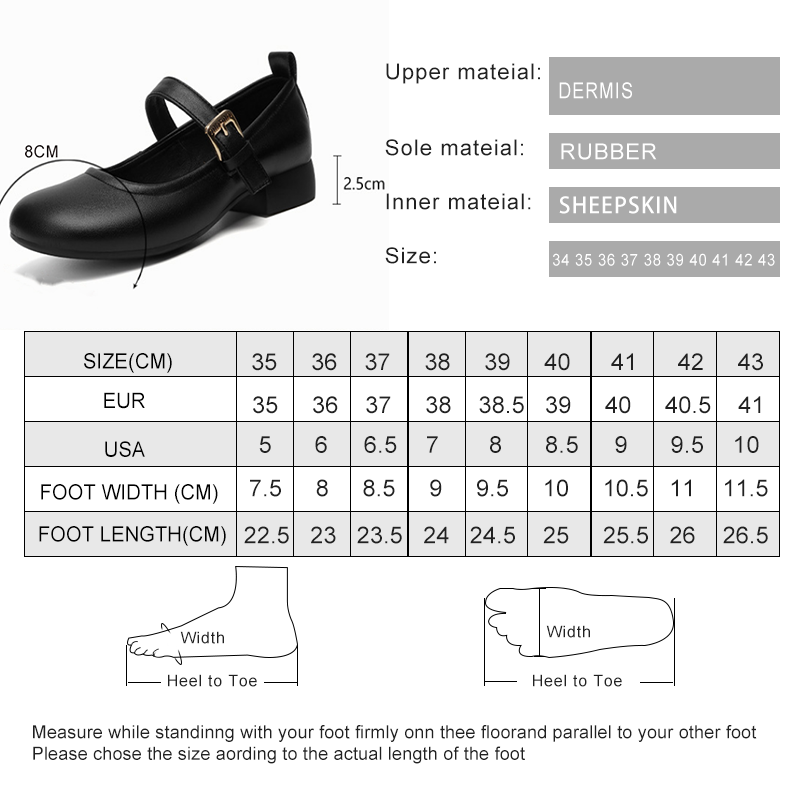 DIMANYU-حذاء ماري جين من الجلد الطبيعي للنساء والفتيات ، أحذية رسمية مانعة للانزلاق ، موضة جديدة ،