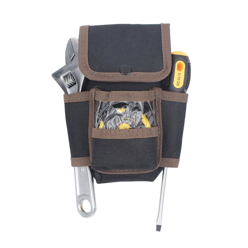 حقيبة حزام متعددة الوظائف ، حزام أداة تنظيف محمول مع جيوب دروبشيب قابلة للتعديل