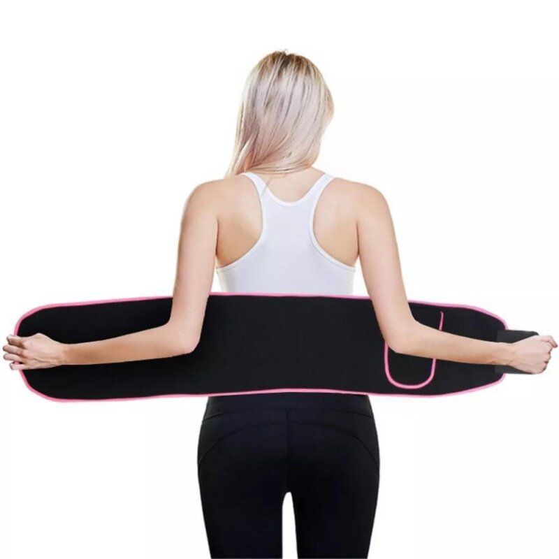 اللياقة البدنية الرياضة ممارسة الخصر دعم ضغط حامي البطن المشكل رقيقة حزام قابل للضبط التدريب حزام للرجال النساء